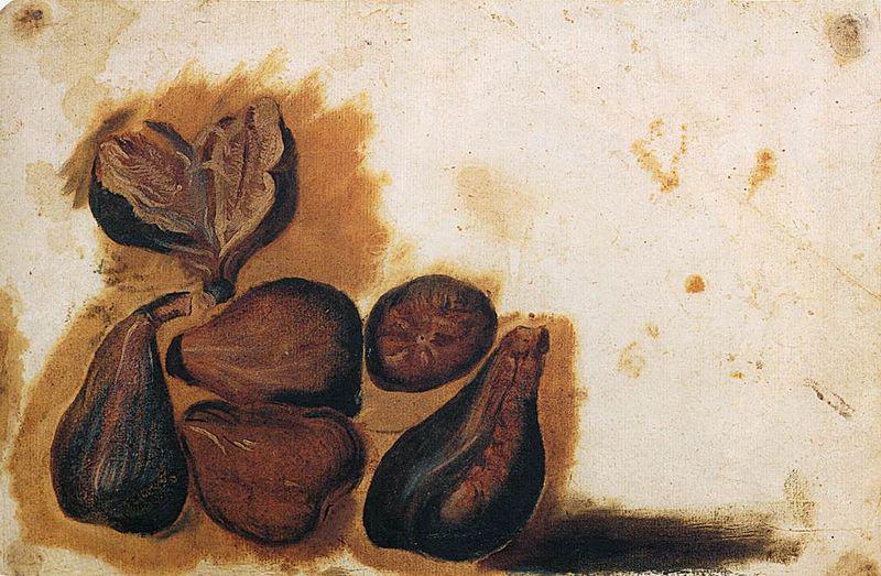 Simone Peterzano Still-Life of Figs oil painting image